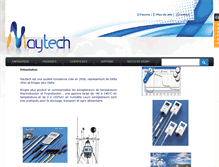 Tablet Screenshot of maytech.fr